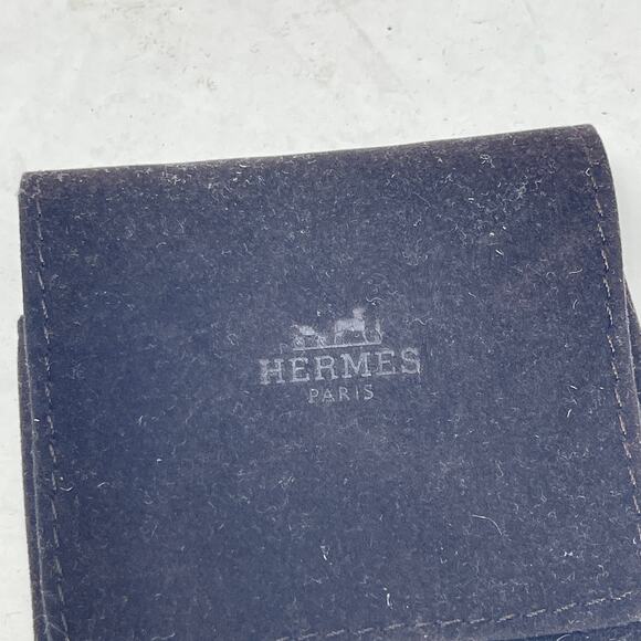 Hermes brown suede bracelet dust bag - Picture 2 of 4